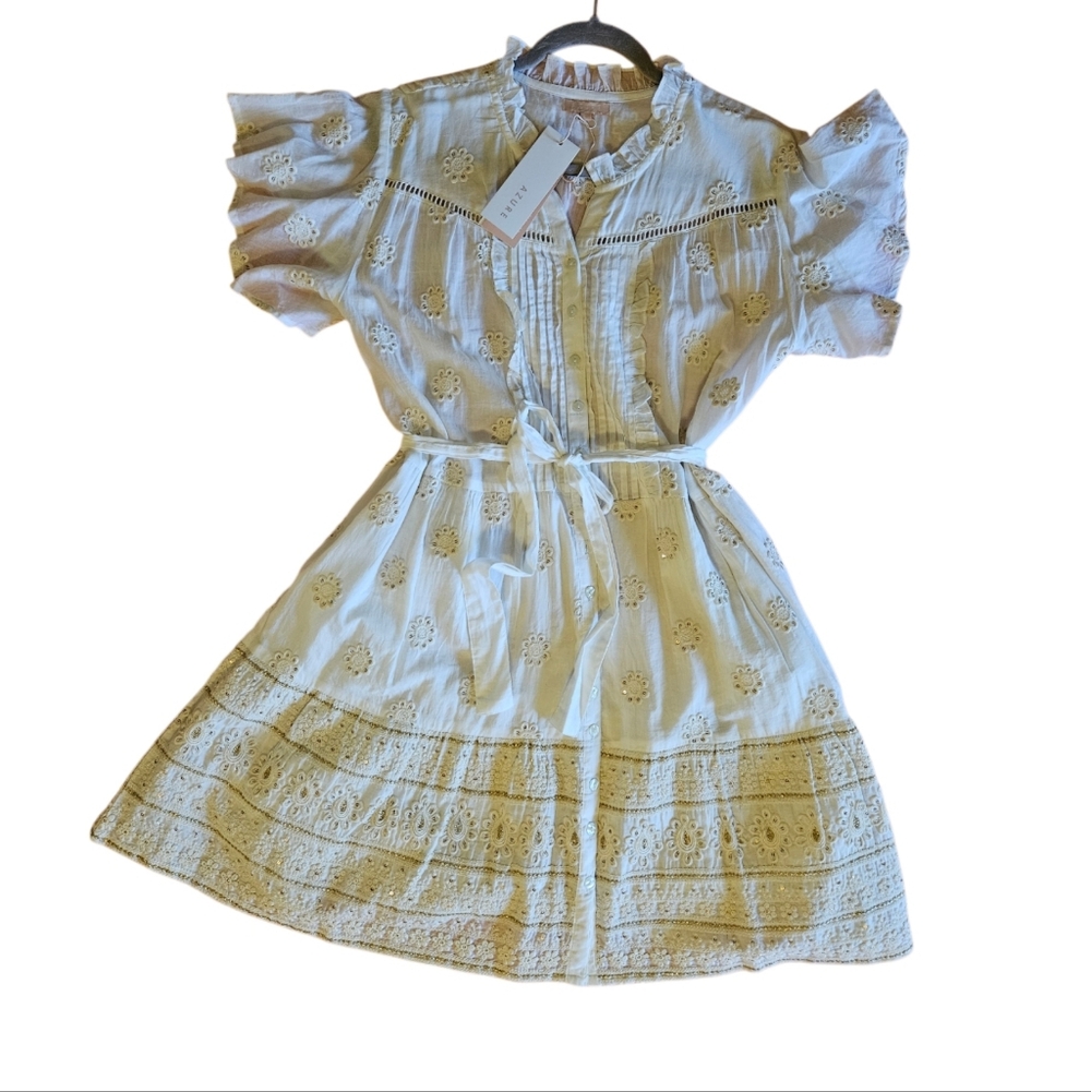 White Belize Whitehaven Dress- NWT- Size Large - Picture 3 of 17
